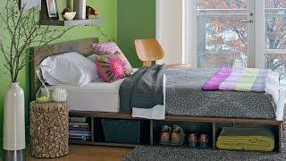 DIY Platform Bed with Storage