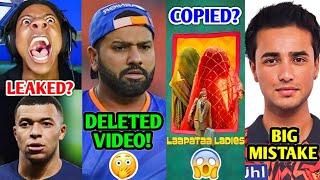 SHOCKING! Rohit Sharma LEAKED DELETED Video...| Laapataa Ladies COPIED?, Speed Mbappe, Abhishek IPL