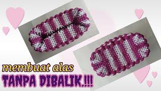 Cara membuat alas tas tali kur TANPA DIBALIK,  GAK PAKE RIBET..!!! || MACRAME || Yuanietha Yusnie