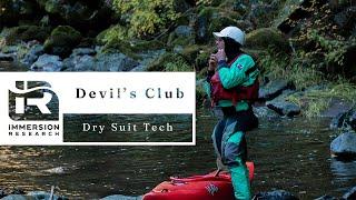 Devil’s Club Dry Suit Technical Details By Immersion Research