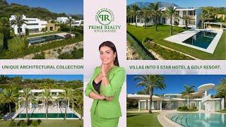 UNIQUE ARCHITECTURAL COLLECTION VILLAS INTO 5 STAR  GOLF RESORT FROM: 4.500.000€ - 7.695.000€.