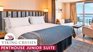 Viking Mars | Penthouse Junior Suite Walkthrough Tour & Review 4K | Viking Ocean Cruises