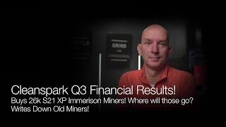 Cleanspark Financial Report! Lots To Discuss! Latest Weekly & Enterprise Metrics For the Miner! Q&A!