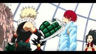 todoroki and bakugou annoying eachother for 60 seconds