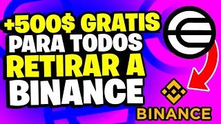  INCREIBLE! +500$ GRATIS PARA TODOS  RETIRAR DINERO WORLDCOIN A BINANCE  TUTORIAL FACIL