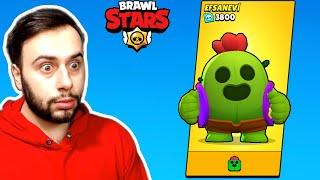 FAKİR HESABA EFSANEVİ KARAKTER SPİKE GELDİ  - BRAWL STARS