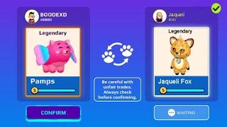 Jaqueli traded me her new special fox + FUNNY MOMENTS  + I got 3 PURPLE CAPIVARA ️‍