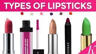 8 Types of Lipsticks for Daily use | Everything You Want to Know about Lipsticks