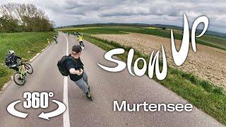 SlowUp Murtensee with Inline Skates - 360° Video