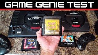 SEGA Genesis Flashback Game Genie TEST AT Games