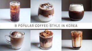 8 công thức pha Cafe phổ biến nhất tại Hàn Quốc | 8 Popular Coffee-style in Korea | Lilo Kitchen