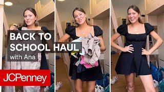 College Clothing Essentials Haul with Ana Wolfermann | JCPenney