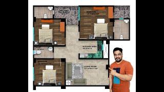 How to Render a Floor Plan in Photoshop I Realistic Photoshop Render I