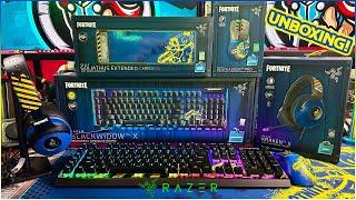 Razer x Fortnite Unboxing! FOUR Limited Edition Products!
