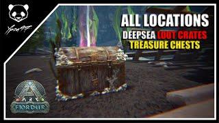 All Deep Sea Loot Crates / Treasure Chests Locations In Fjordur | ARk: Survival Evolved