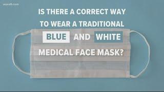 VERIFY: Yes, medical masks should be worn with the color side out.