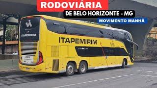 MOVIMENTO DE BELÍSSIMOS ÔNIBUS NA RODOVIÁRIA DE BELO HORIZONTE ( MG )