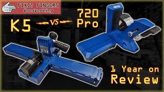 Kreg 720 Pro vs K5 Pocket Hole Jig Comparison & Detailed Review 1 Year On