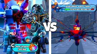 NEW UPDATE TEAM VS INTERCEPTOR ASTRO TOILET TRADING NEW UNITS | Toilet Tower Defense EP 75