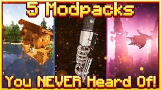 5 Minecraft Modpacks You NEVER Heard Of! (Sword Mine Online, Mystic Realms, etc.)