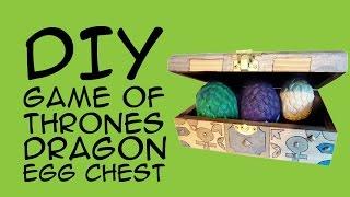 DIY Game of Thrones Dragons Egg Chest: for GOT fans - A GeekyMcFangirl Tutorial