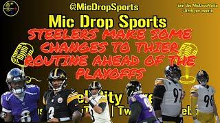 STEELERS MAKE CHANGES AHEAD OF ROUND ONE OF THE NFL PLAYOFFS! #football #nfl