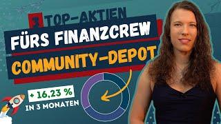 Finanzcrew Community Depot | Update! - Erste Gewinner, Performance & drei Aktien! | Folge 2