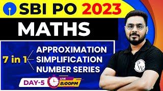 SBI PO 2023 | Approximation, Simplification, Number Series | SBI PO Maths Classes | By Sumit Sir