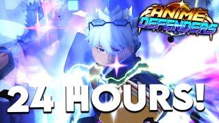 I Played 24 Hours In New Raid Update 2 Anime Defenders & BECAME Insanely GOOD!