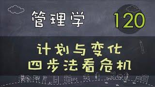 【管理学】  计划与变化  四步法看危机.    #管理学#系列课程