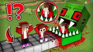 Why EVIL Mikey HEAD EATING JJ FAMILY in Minecraft Challenge - Maizen