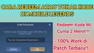 CARA REDEEM KODE DI MOBILE LEGENDS | PROSES CEPAT 100% WORK!!!