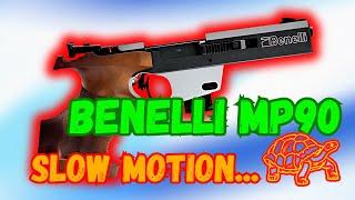 Bolt bounce / pelling, slow motion Benelli MP90S .22lr Match competition pistol