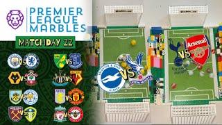 PREMIER LEAGUE MARBLES - Matchday 22 ️