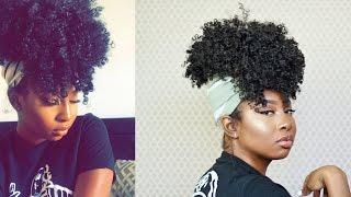 Fineapple Tutorial - High Puff & DIY Hair Wrap