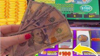 I Put $500 in $100 Mr. Money Bags Slot Machine Then Greg Shows Me Up AGAIN!