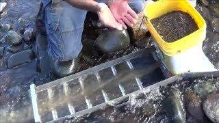 Self Feeding Sluice Box! Cool new invention takes the pain out of feeding a sluice box.