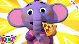 Pizza Yapmayı Öğrenin | Çocuklar İçin Alfabeler | Kent The Elephant Turkish