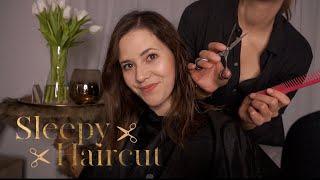 ASMR SLEEPY HAIRCUT  Super Reale und Entspannte Sounds ️ Asmr in German/Deutsch