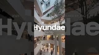 Largest Luxury department in Seoul #shopping #korealife #쇼핑 #hyundai