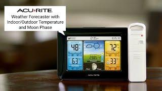 AcuRite Weather Forecaster with Temperature and Humidity Product Features