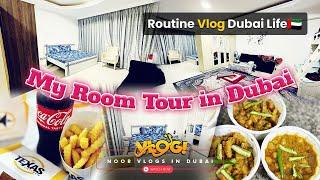 My Room Tour in UAE || Buht Ziada Kaam Akelay Krna Para Mujhe aaj||@noorvlogsindubai9897