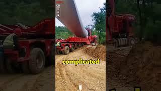 Generator blade transportation #mechanical #technology #invention #explore #knowledge