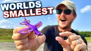 WORLD'S SMALLEST Airplane!!! - Air Hogs mini plane!