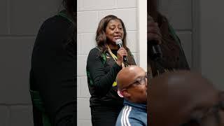 Trey Murphy III's Mom grills him Postgame #pelicans #nba #shorts