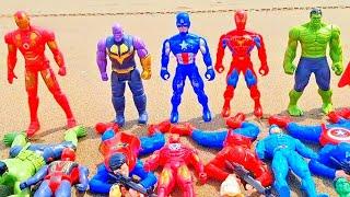 HULK vs CAPTAIN AMERICA vs SPIDERMAN AVENGERS THANOS,HULK CARTOON,IRONMAN, BATMAN AVENGERS ASSEMBLE