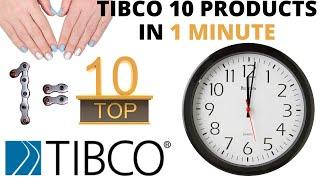 [1 Min Game Changer] Tibco Breathless - 10 Tibco Products in One Minute