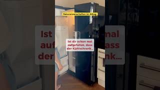 Naturwissenschaften im Alltag | Unterdruck im Kühlschrank | Experiment für zu Hause