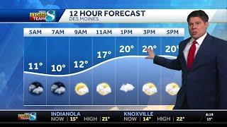 Iowa weather: Cold lingers with mainly dry weather persisting