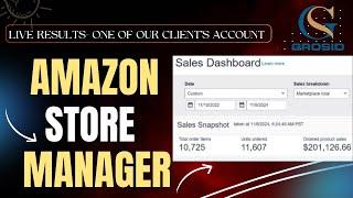 Amazon Store Management services |Live Results |Expert Services |Grosid